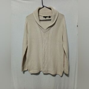 Cozy Cream Cable Knit Sweater